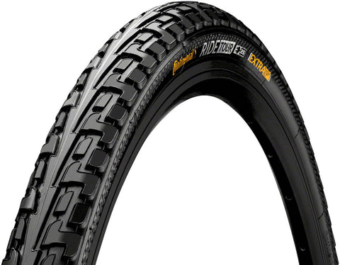 Continental Ride Tour Tire - Clincher, Wire, Black, ExtraPuncture Belt, E25